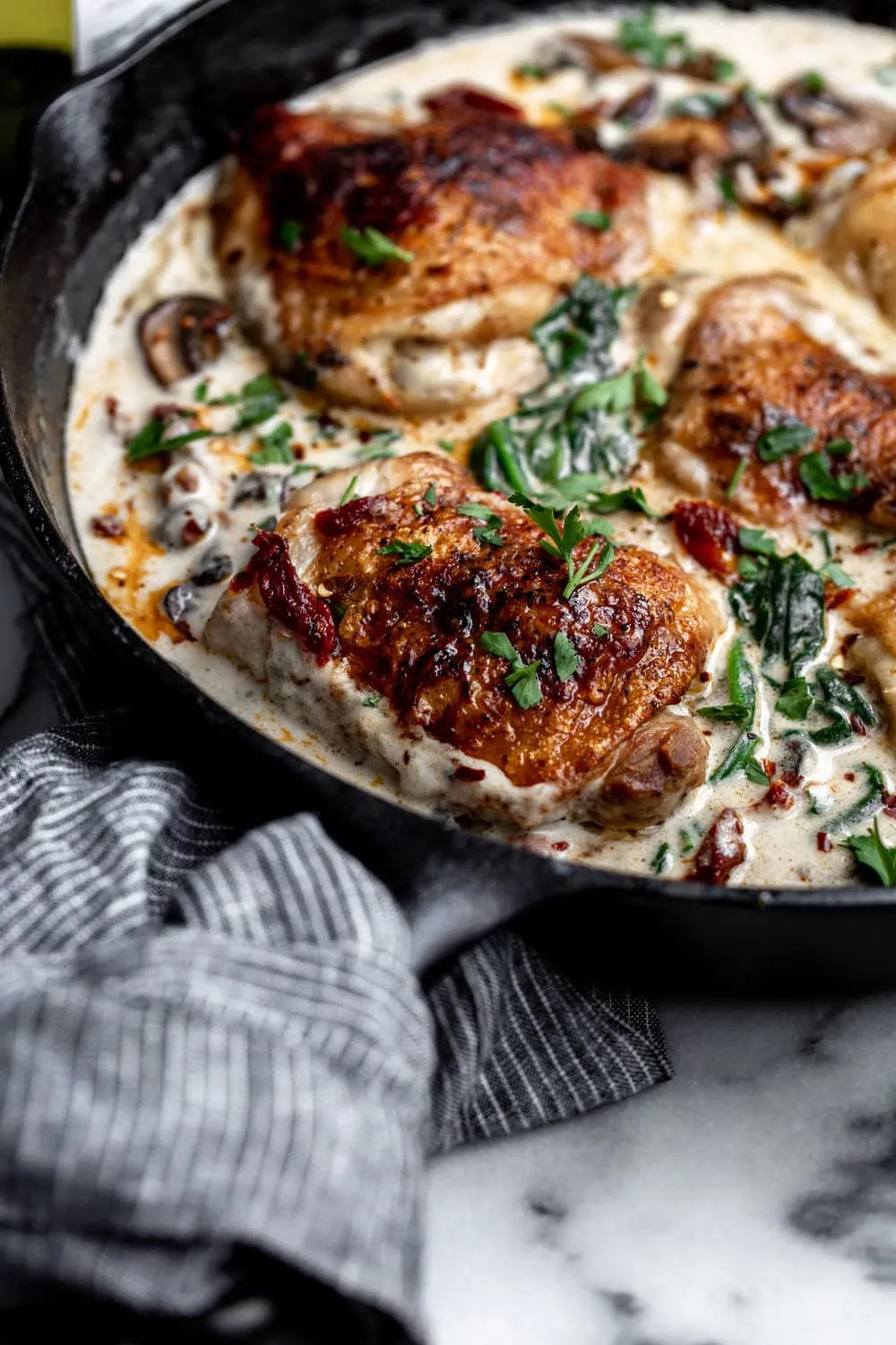 one pan Chicken Florentine recipe 