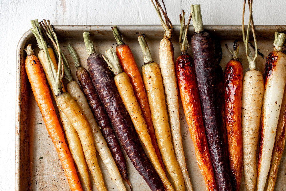 honey roasted carrots recipe from cooking with cocktail rings