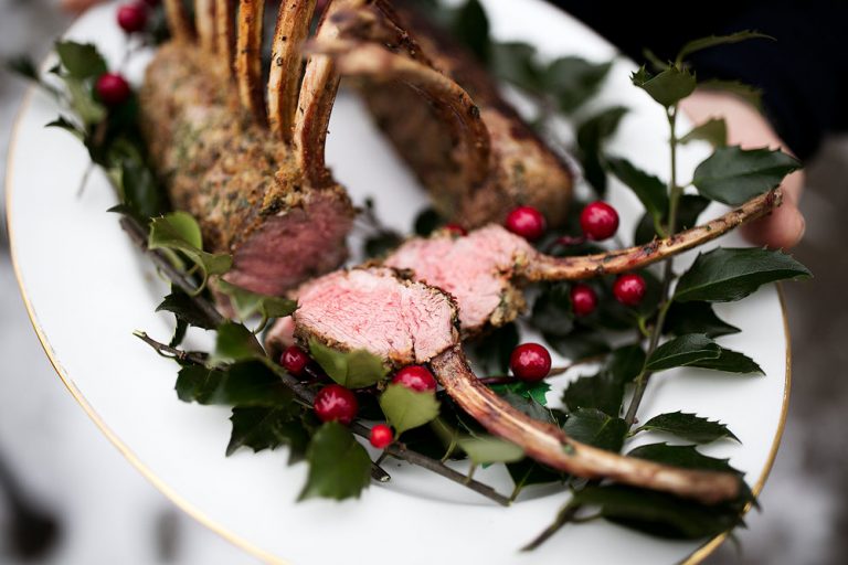 Herb Crusted Rack of Lamb - Cooking with Cocktail Rings