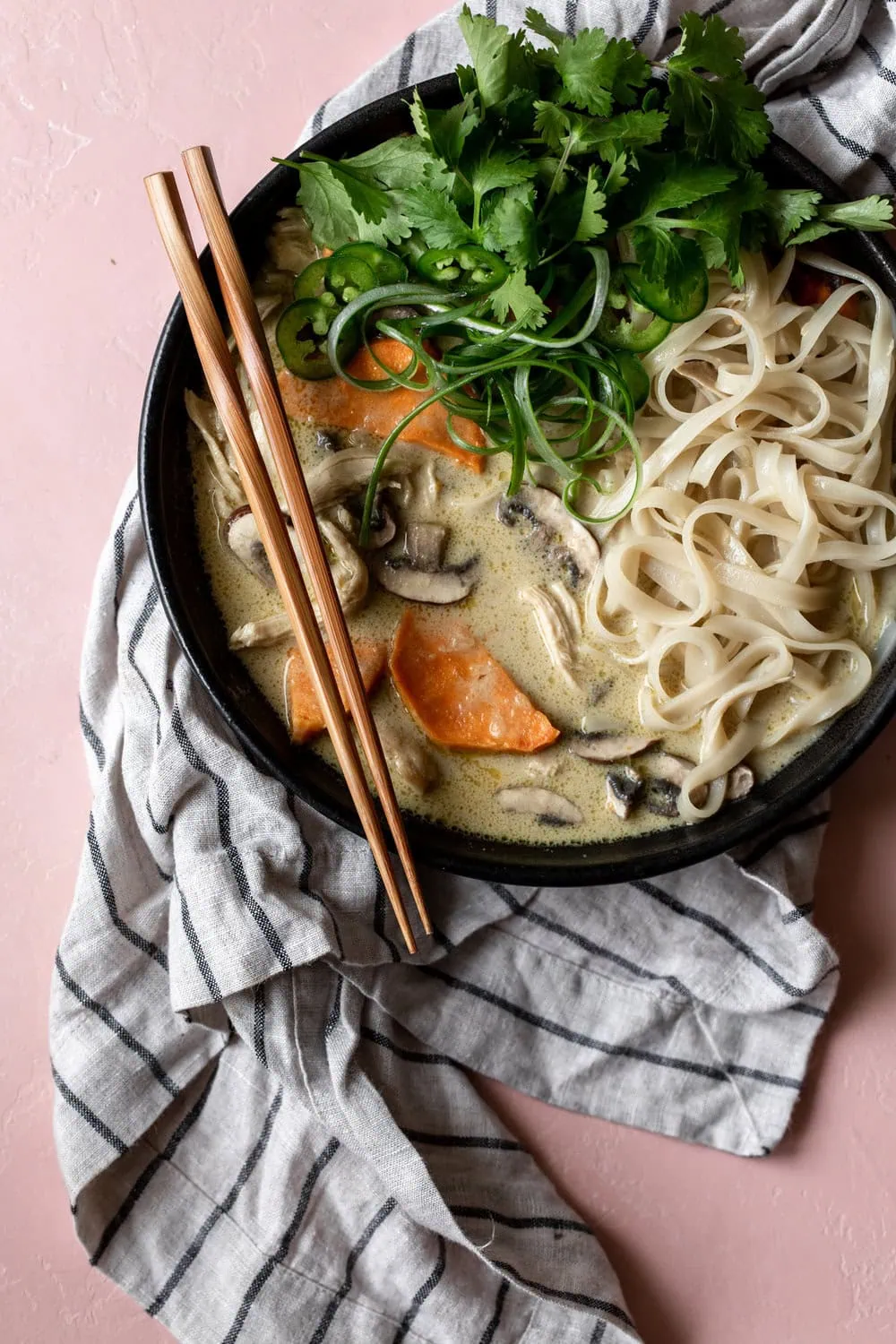 green curry pho with chicken recipe from cooking with cocktail rings