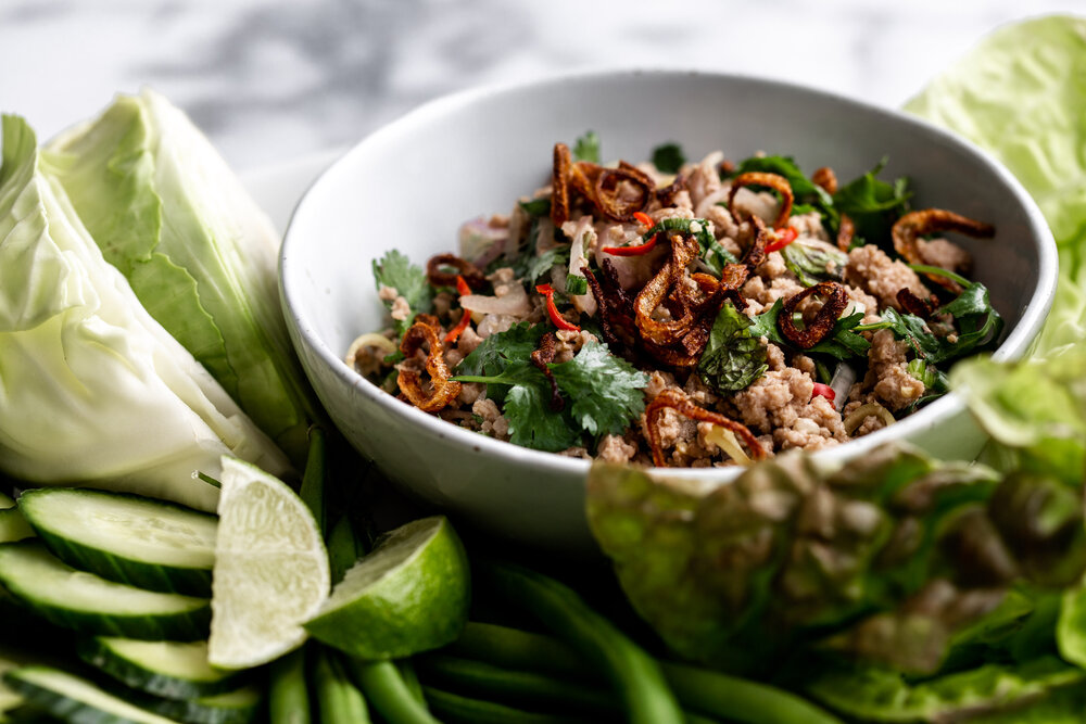 issan-style Thai Pork Larb