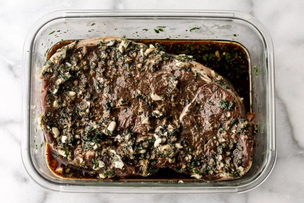 Thai Lime Beef marinade recipe from cooking with cocktail rings