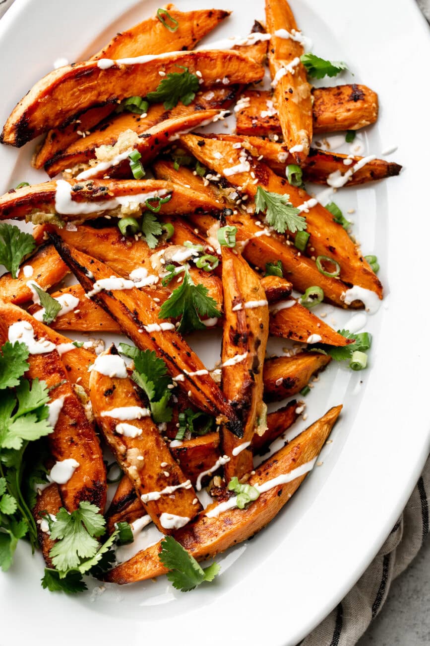 Miso Butter Sweet Potato Spears recipe.