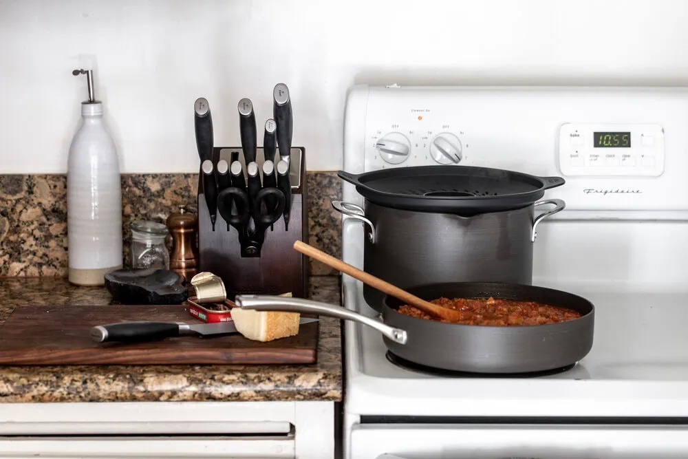 Spicy Calabrian Chili Beef Ragu recipe from cooking with cocktail rings