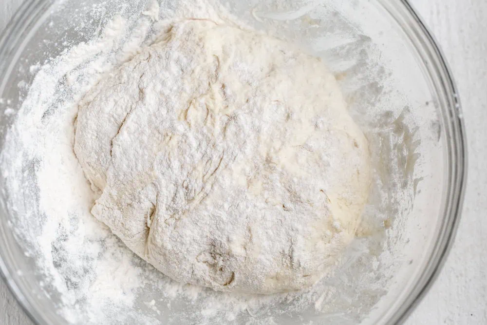homemade pizza dough ingredient shot cooking with cocktail rings