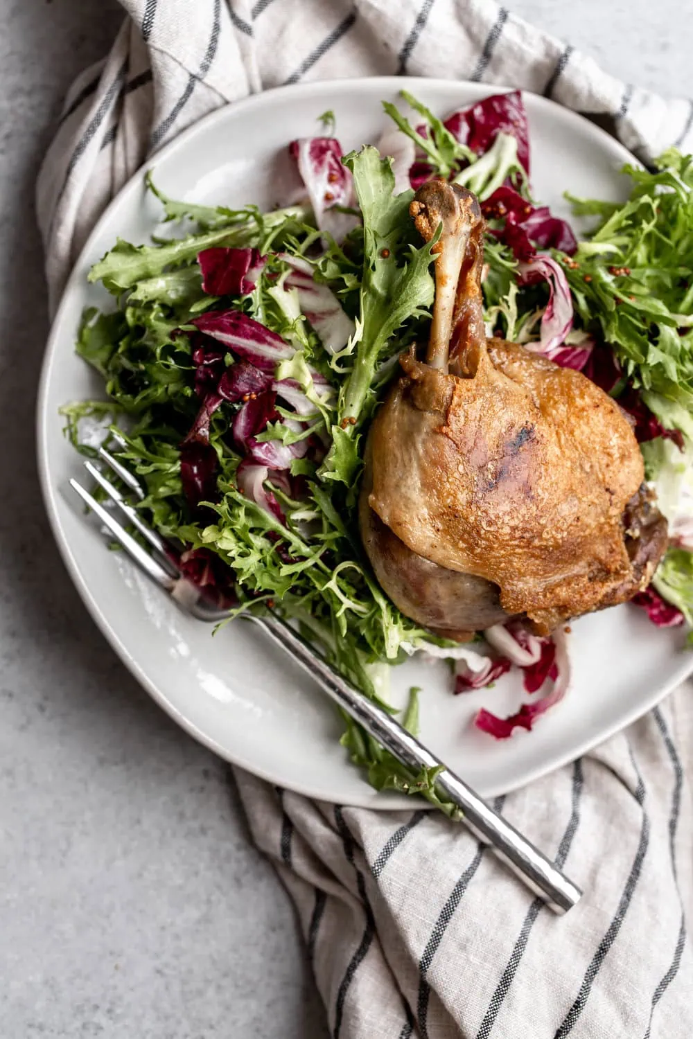Confit duck legs recipe from cooking with cocktail rings