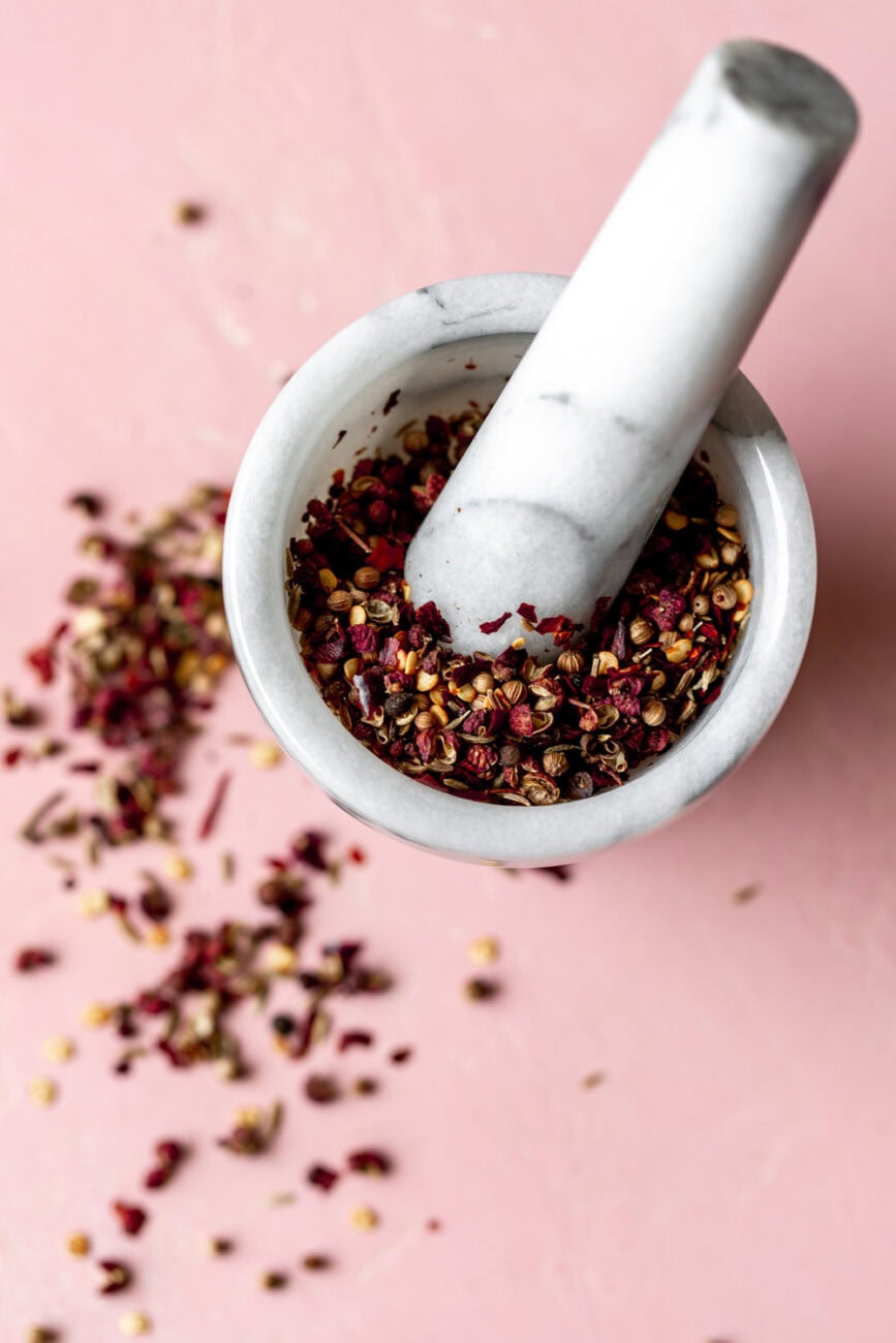 sichuan peppercorn spice mixture.