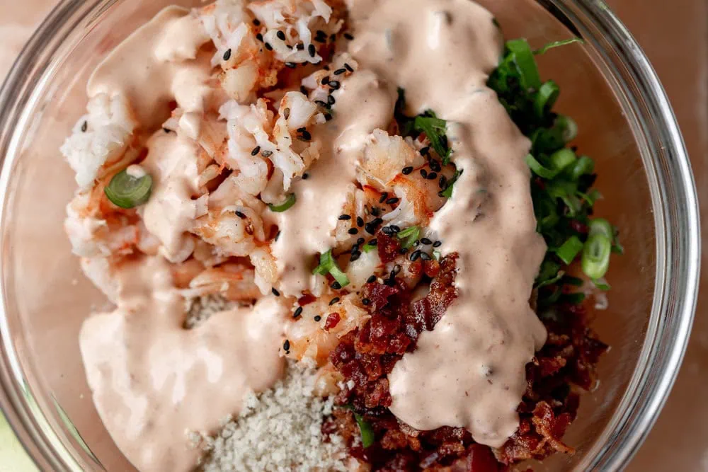 Spicy Shrimp-Salad mixed 