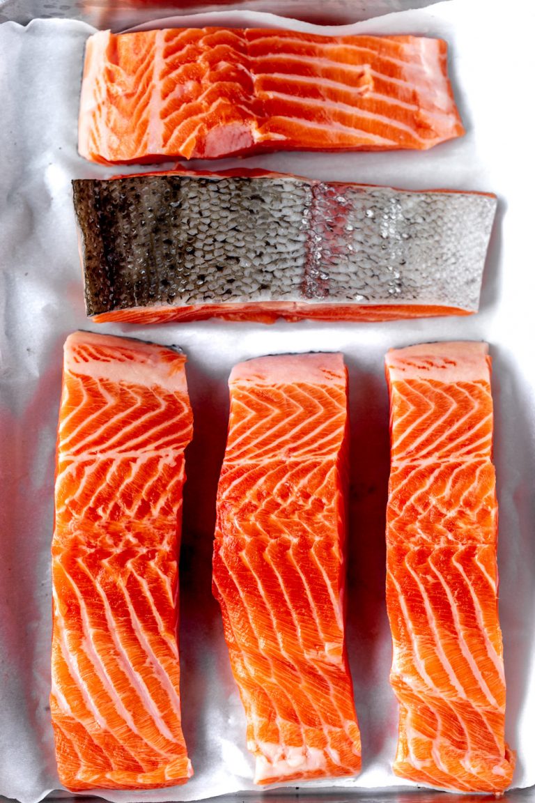 Crispy Blackened Steelhead Trout with Cilantro Cream Sauce Cooking