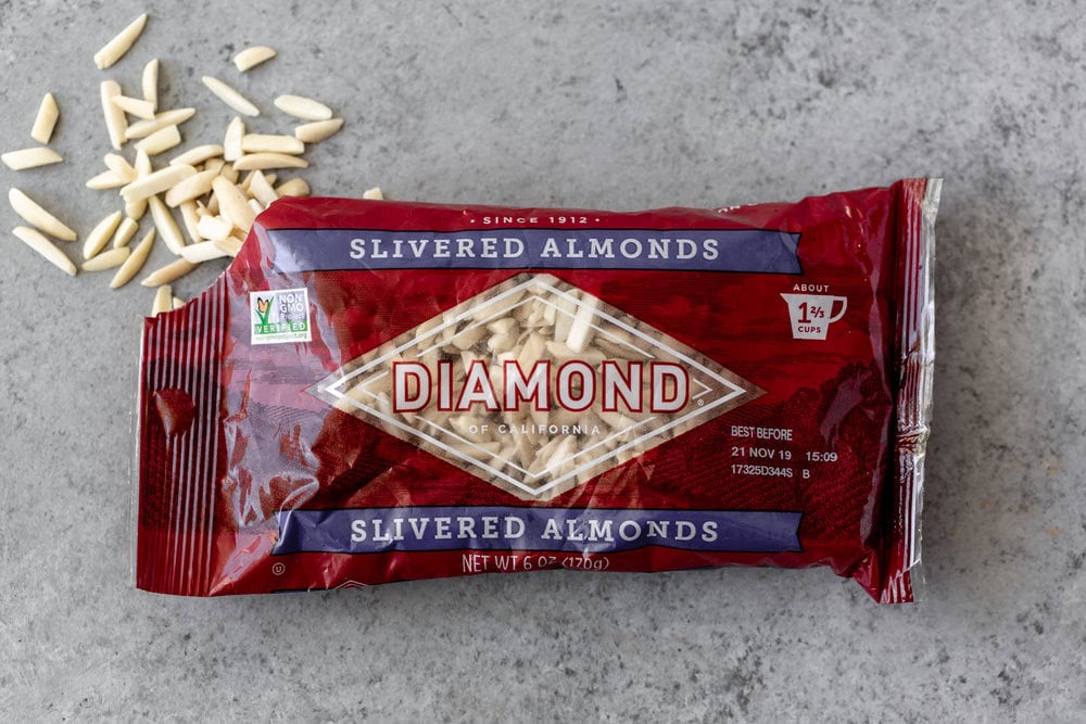 diamond nuts of california slivered almonds