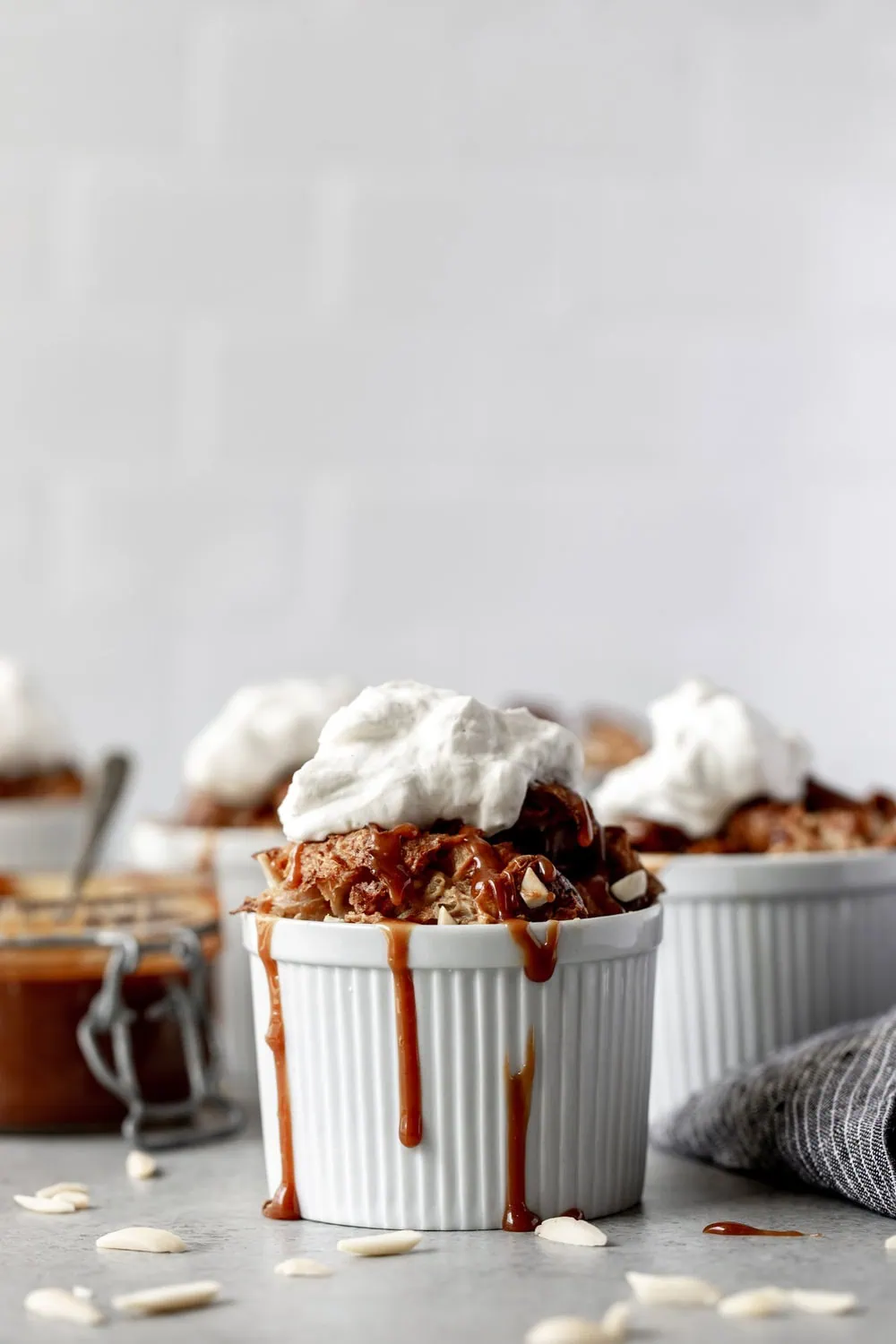 Individual Almond Croissant Bread Pudding recipe