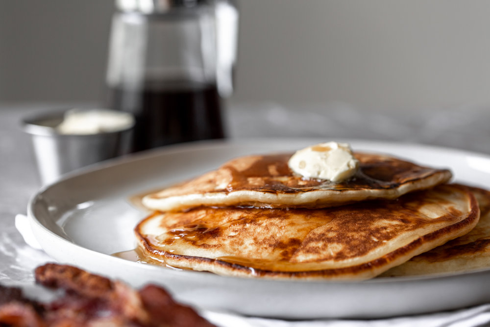 Diner-Style Pancakes from cooking with cocktail rings