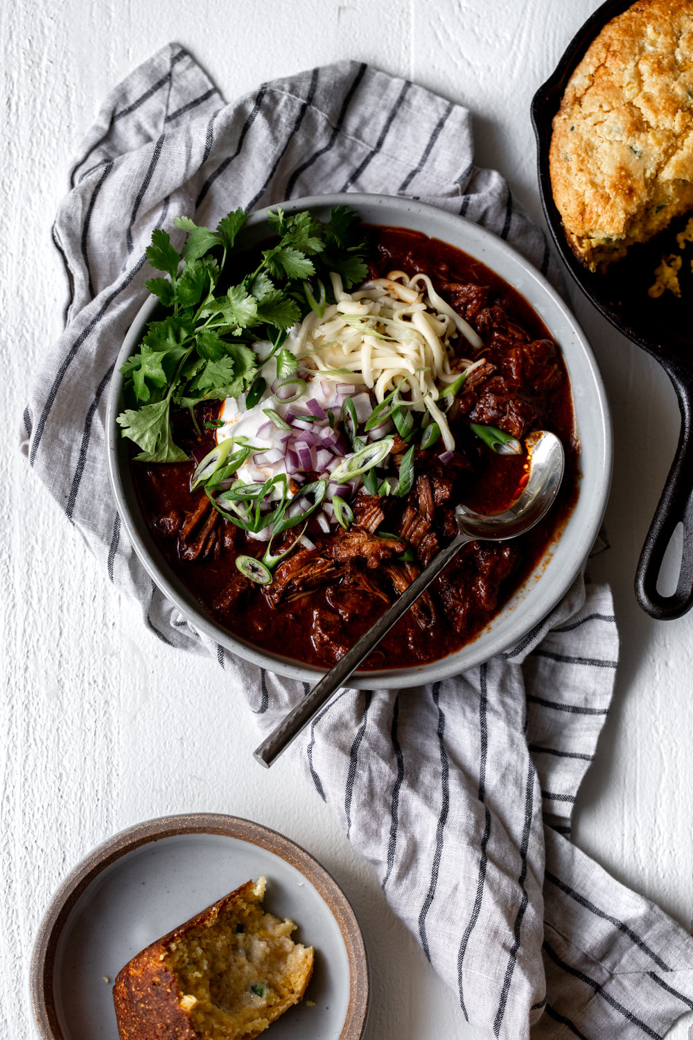 Texas-Style Beef Short Rib Chili, Two Ways recipe from Cooking with Cocktail Rings