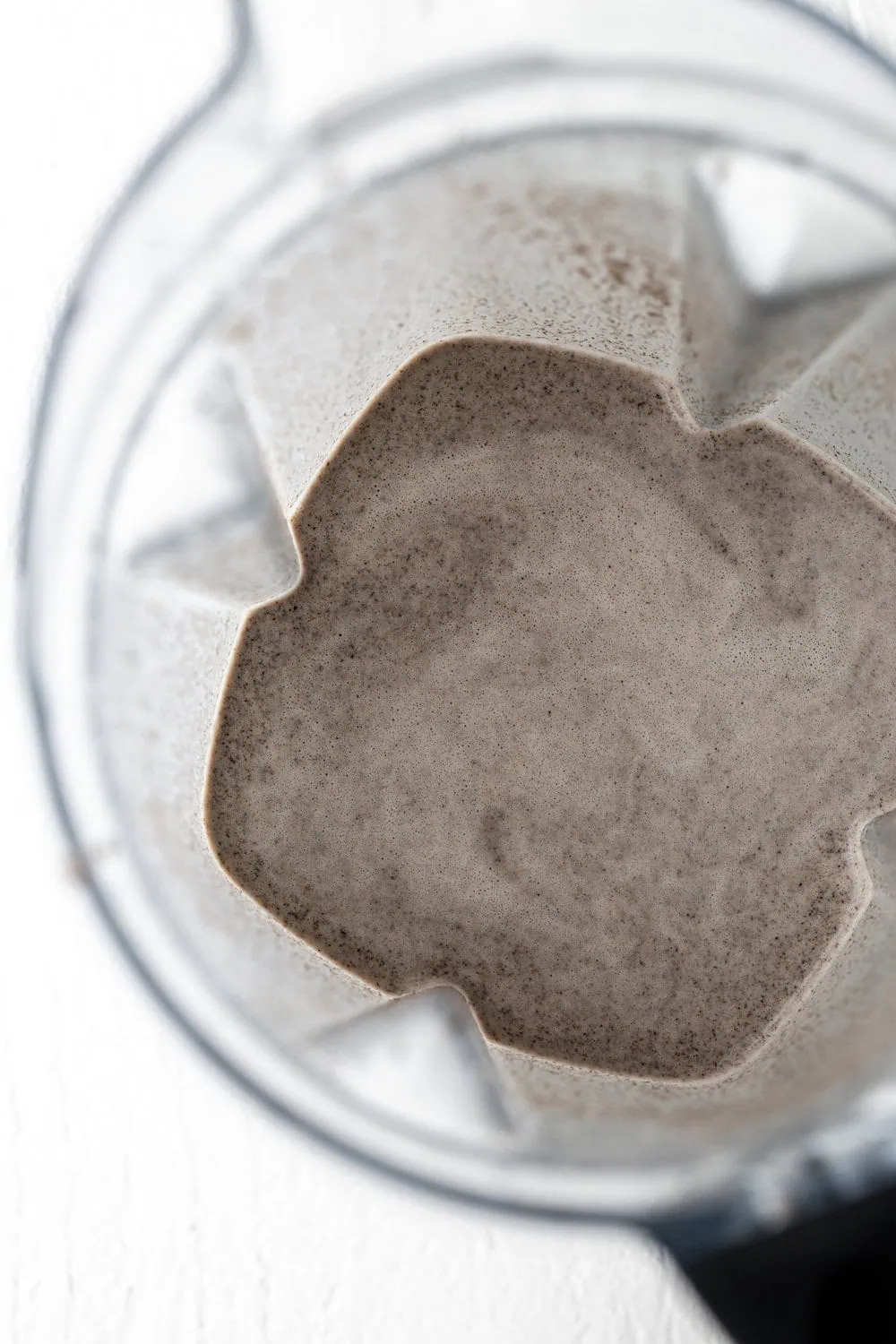 buckwheat crepe batter in blender