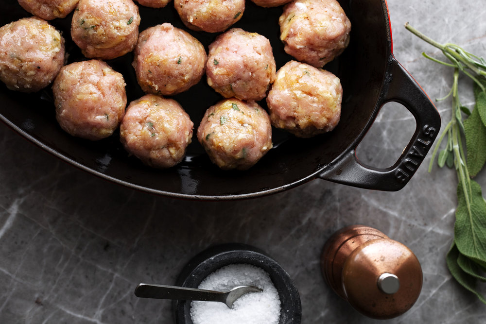 thanksgiving turkey meatballs for baking
