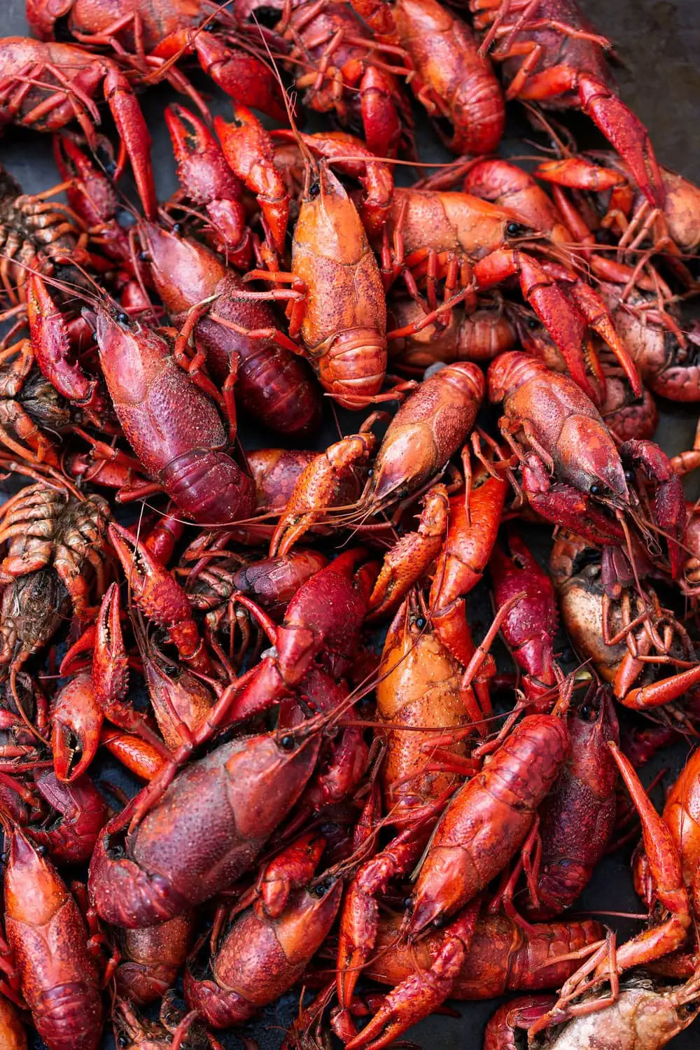 cooked crawfish
