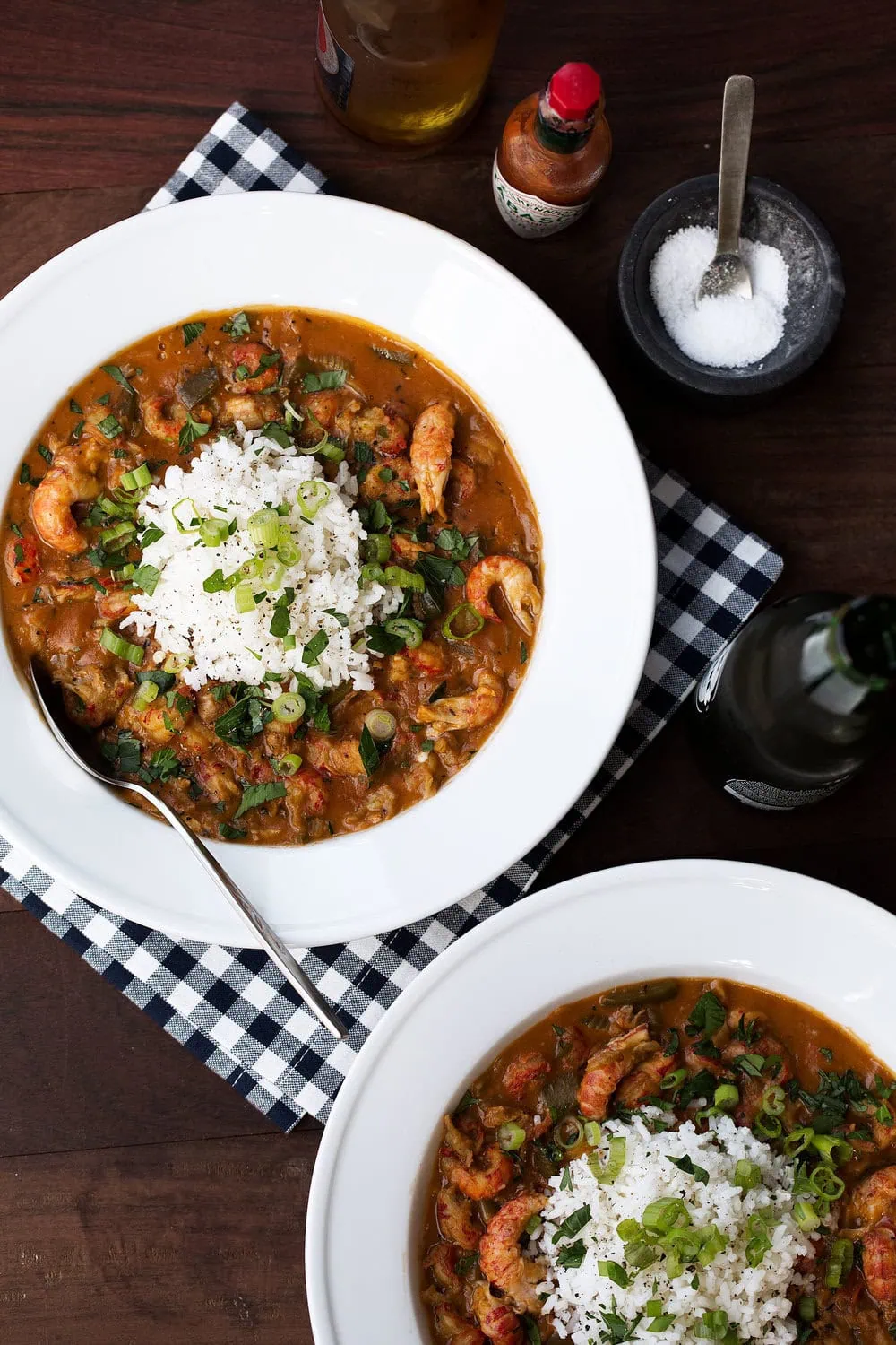crawfish etouffee recipe from cooking with cocktail rings