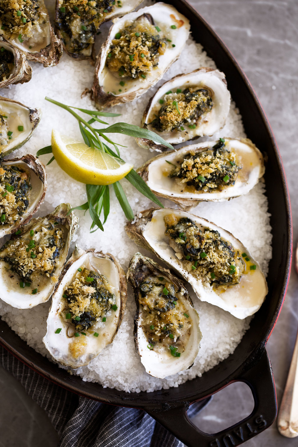 oysters rockefeller recipe from cooking with cocktail rings