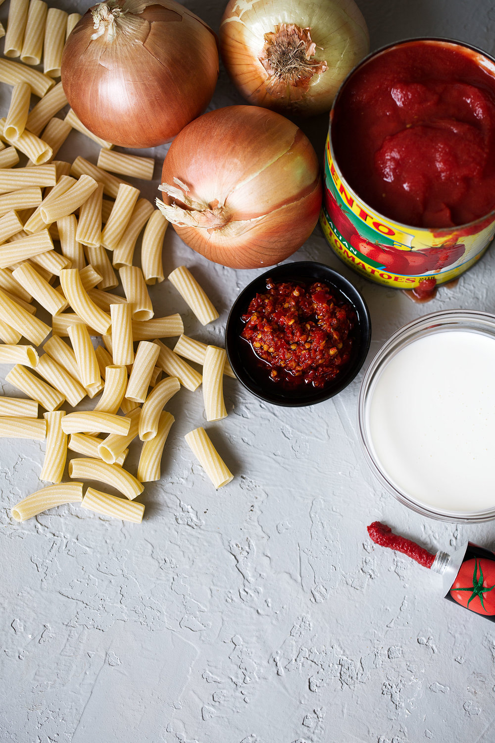 how to make spicy rigatoni ingredients