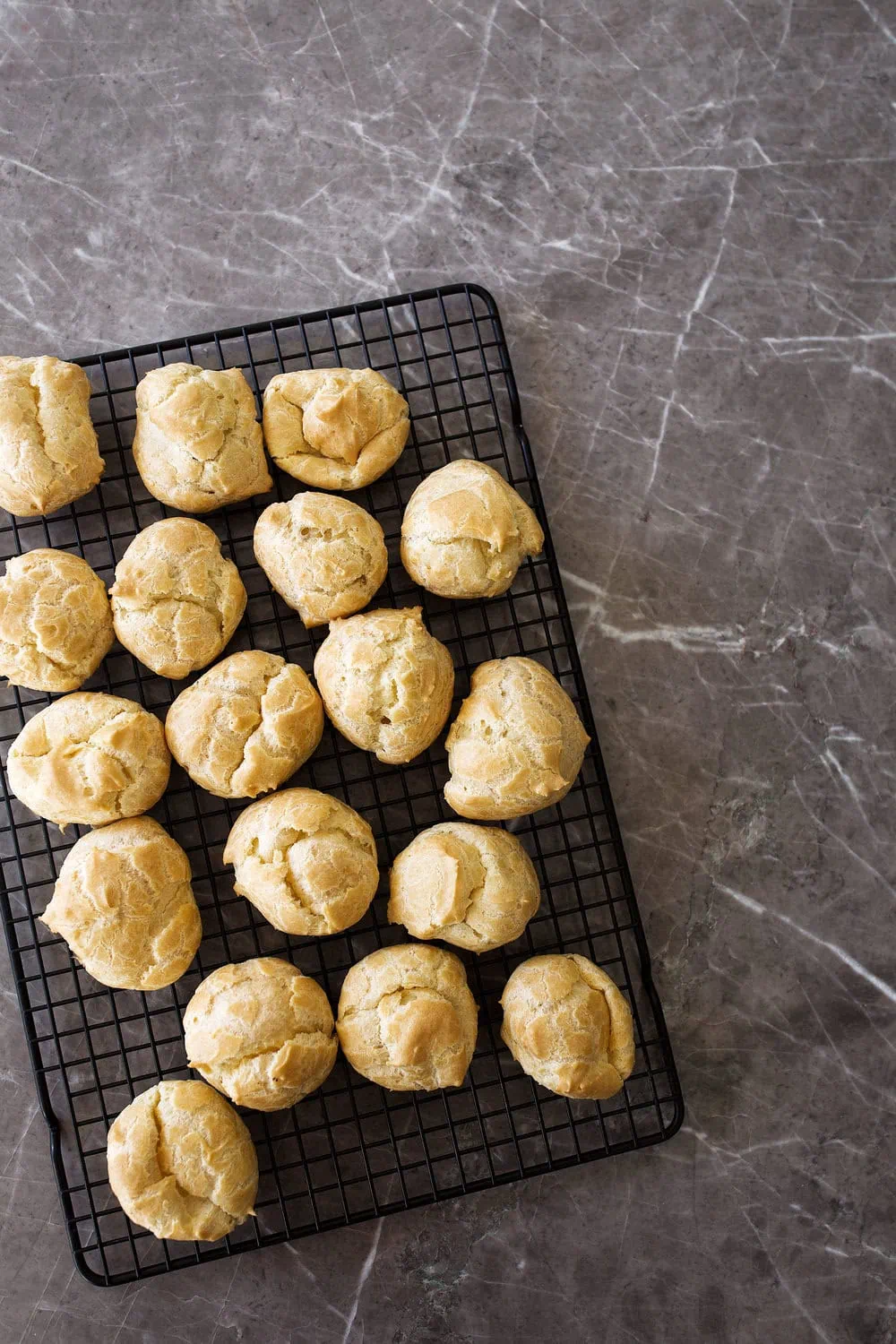 baked choux pastry the base of this cream puff recipe