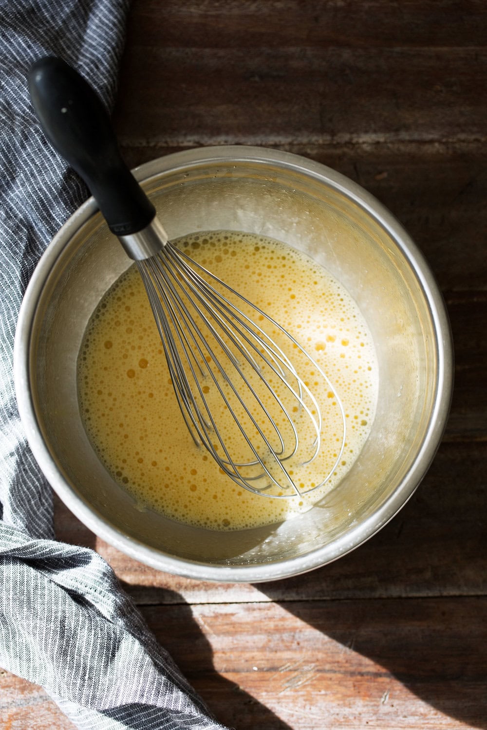 Cacio e Pepe Slow Scrambled Eggs with Prosciutto Cooking with