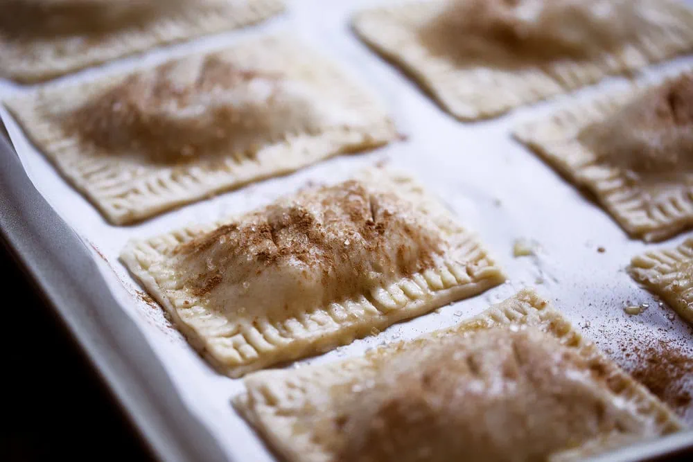 apple cheddar hand pies filled baking sheet cooking with cocktail rings
