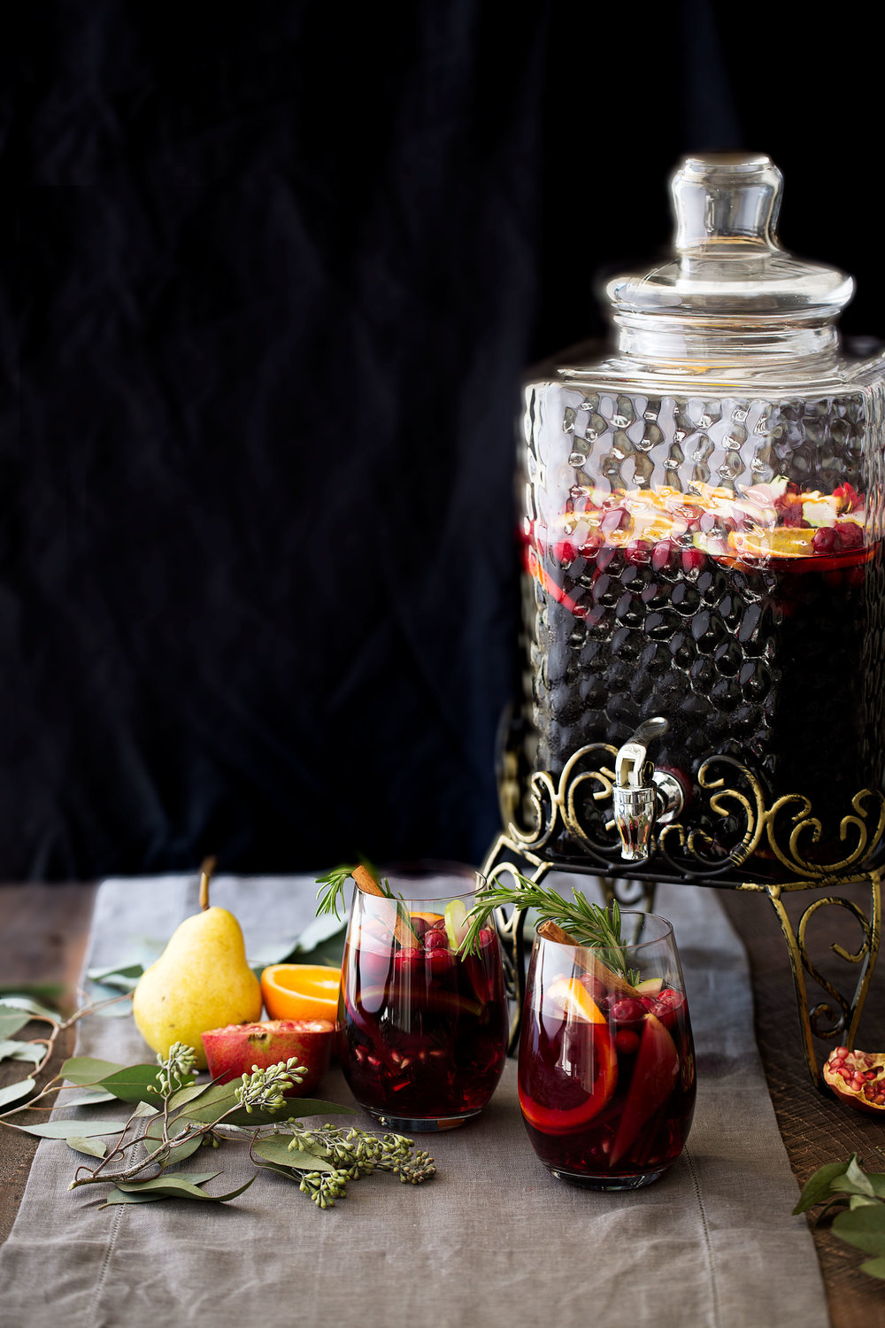 Winter Sangria Cocktail Recipe for a Crowd