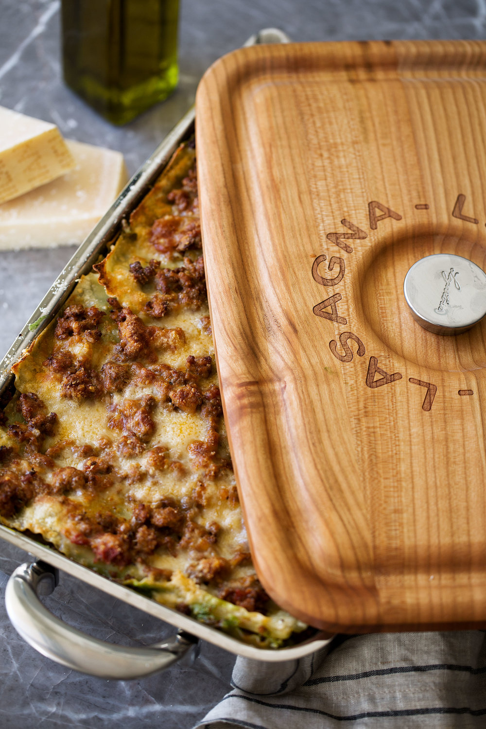 lasagna verde recipe with bolognese and spinach bechamel 