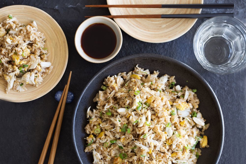 Garlic Crab Fried Rice - Cooking With Cocktail Rings Garlic Crab Fried Rice - Cooking With Cocktail Rings