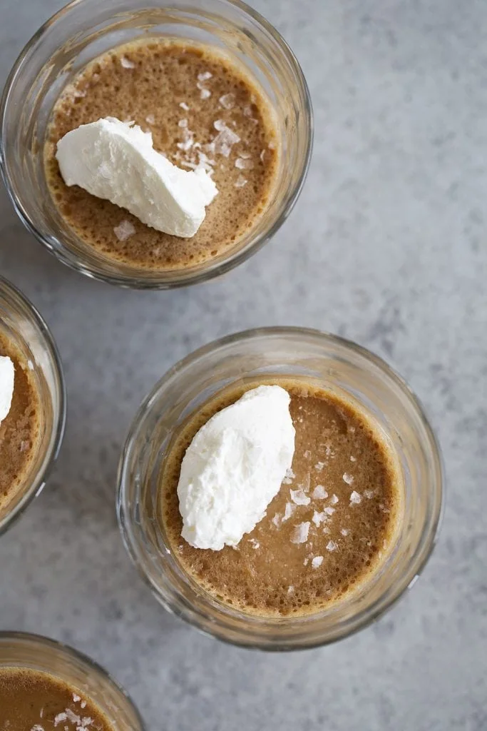 Salted Butterscotch Pots de Creme 