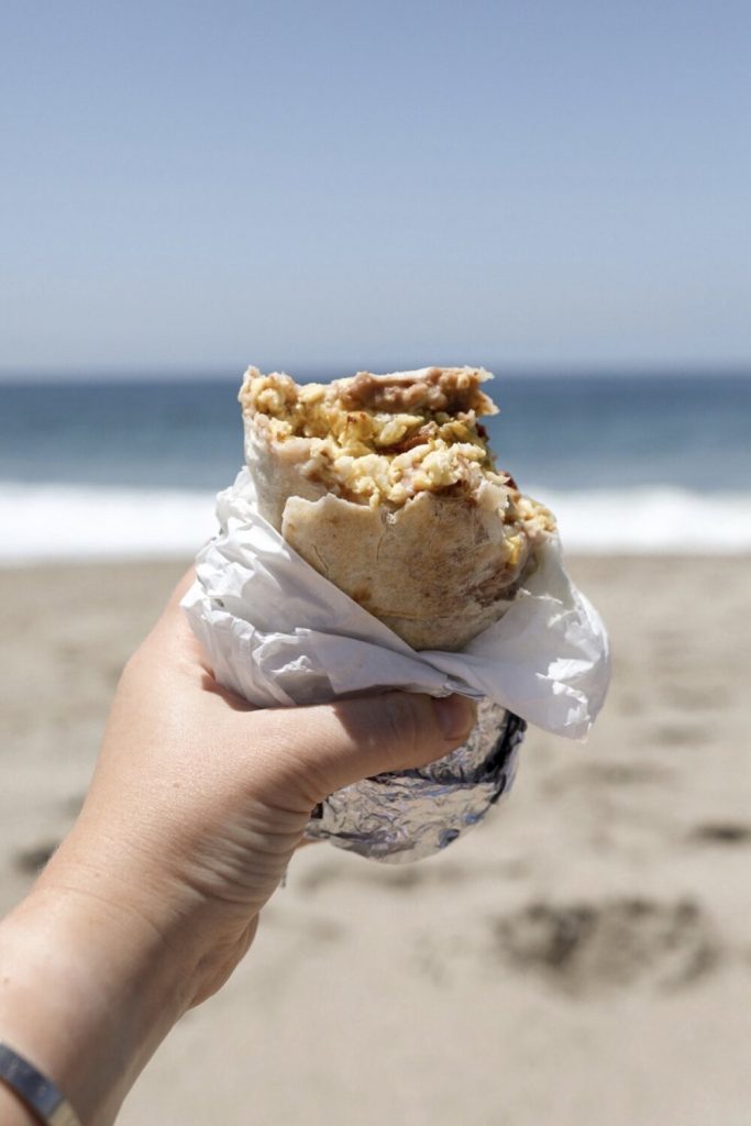 lily's malibu breakfast burrito 