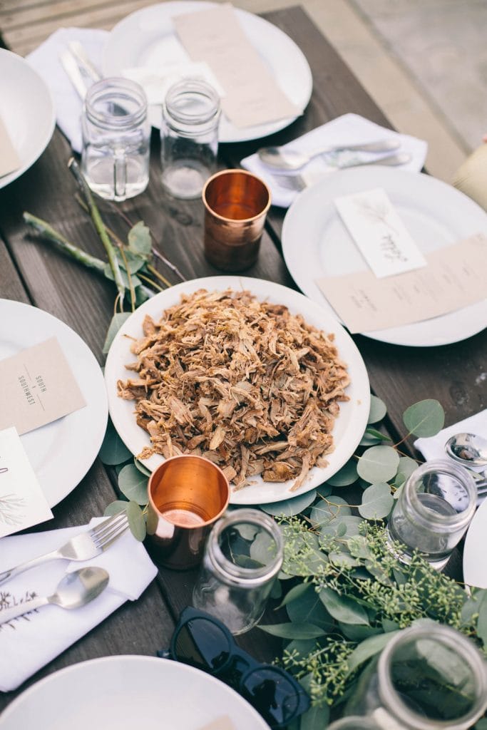 create dinner south by southwest dinner pulled pork.