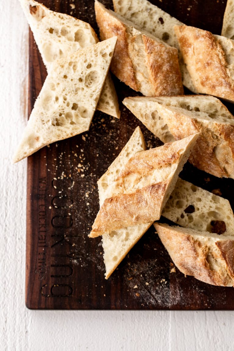 Whipped Pecorino Dip with Lemony Garlic Bread Cooking with Cocktail Rings