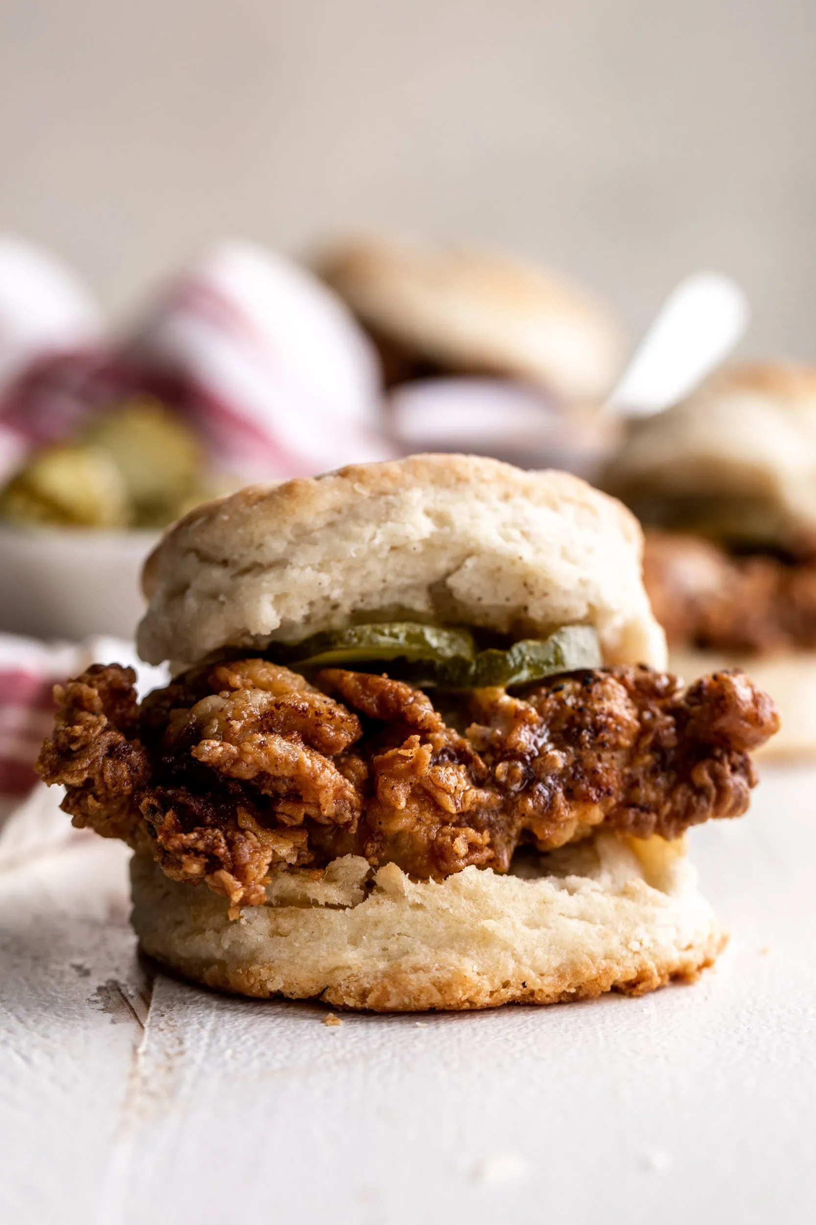 how to make Fried Chicken Biscuits