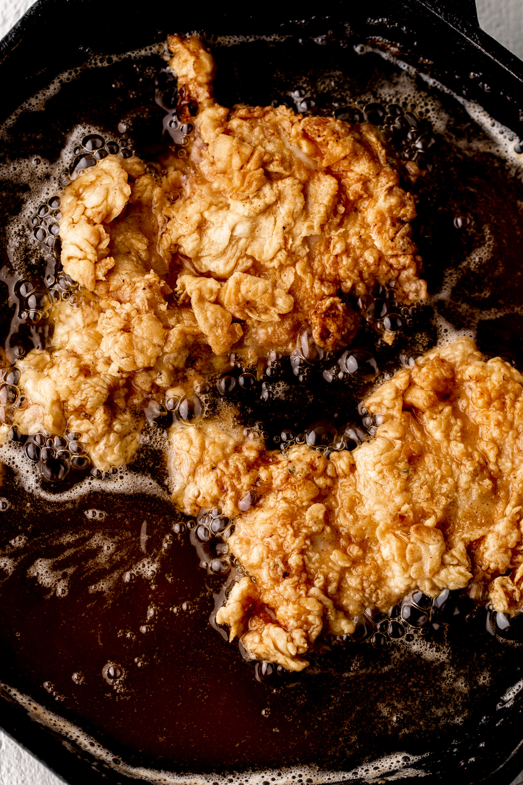 Crispy Chicken Biscuit with Honey Butter Sauce