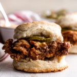 Fried Chicken Biscuits With Hot Honey Butter