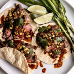 Seared Steak Tacos with Salsa Macha