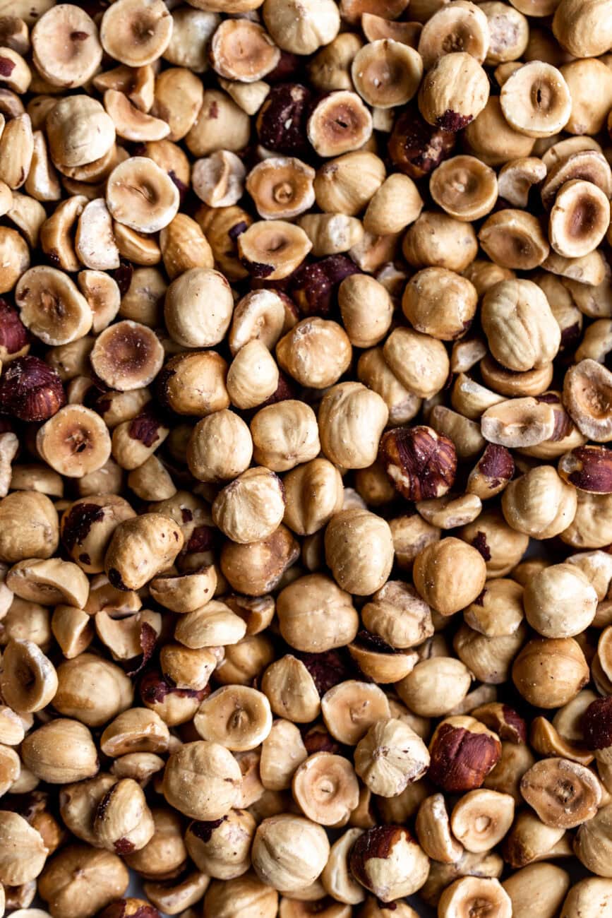 toasted hazelnuts.