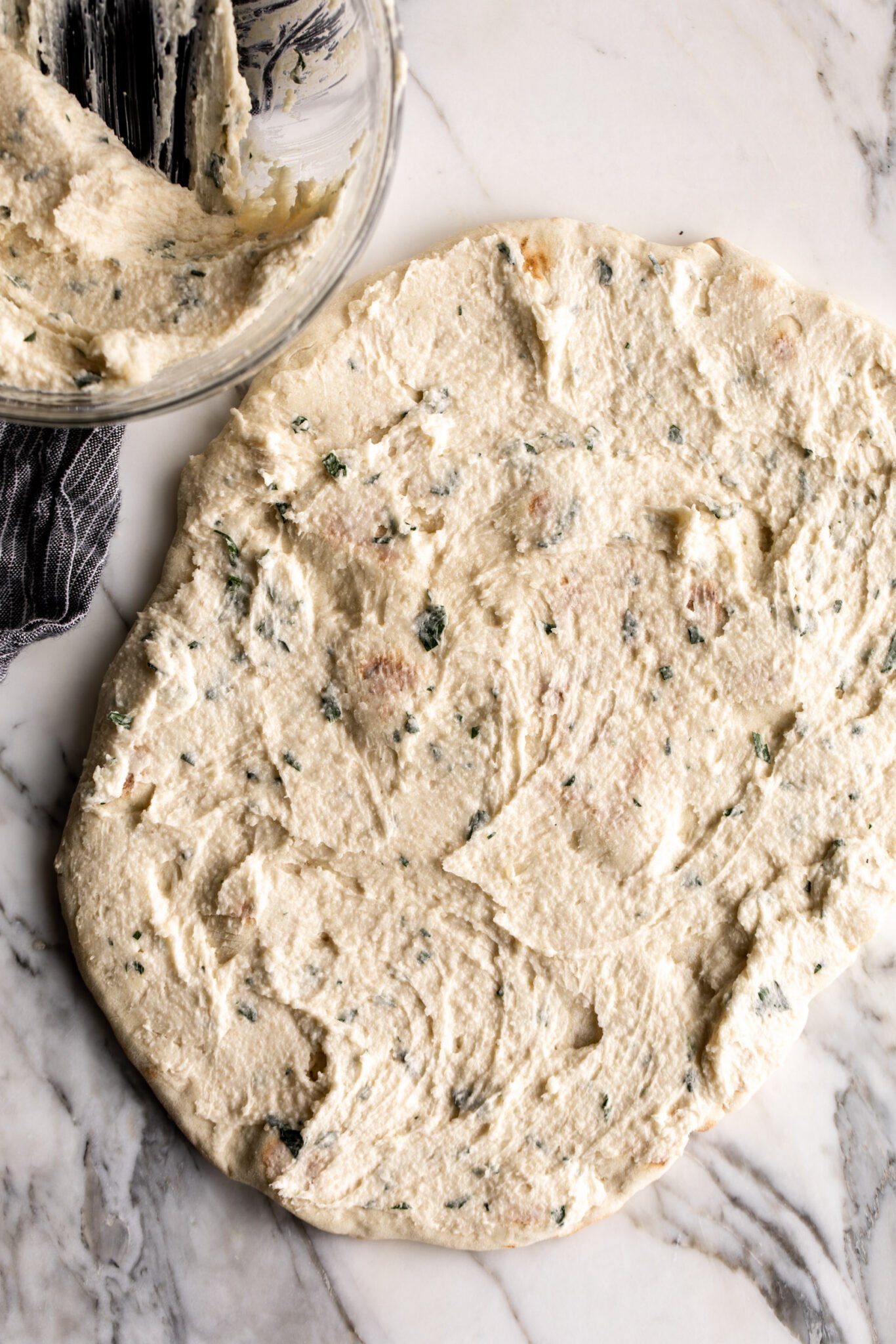 Cheesy Garlic Flatbread Recipe Cooking with Cocktail Rings