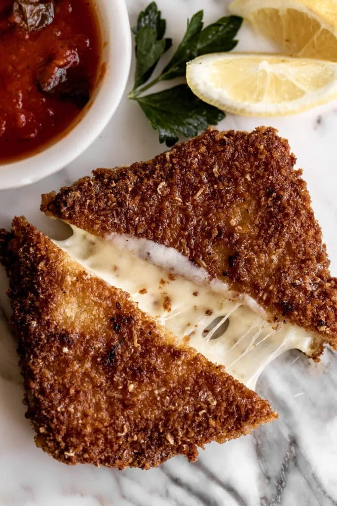 Mozzarella en Carozza Recipe steps