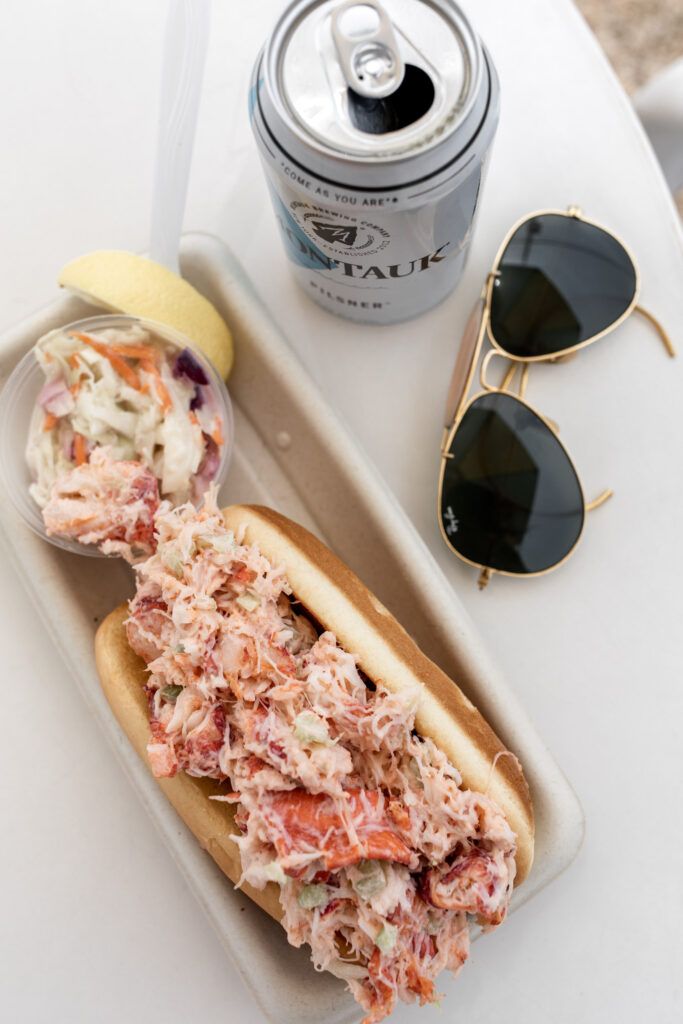 New England-style lobster roll and fried clam strips | 30th Birthday Weekend in the Hamptons