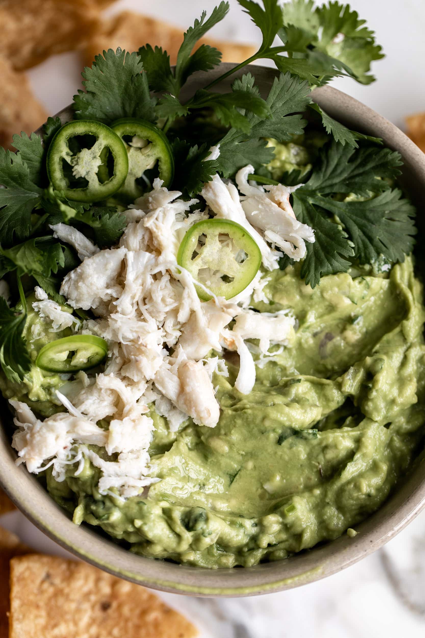 crab and yuzu guacamole recipe.