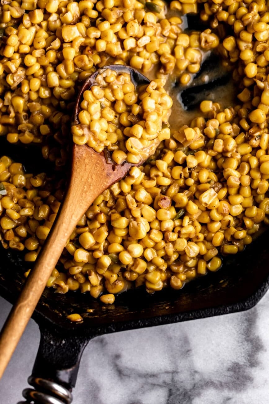 Coconut Creamed Corn Recipe.