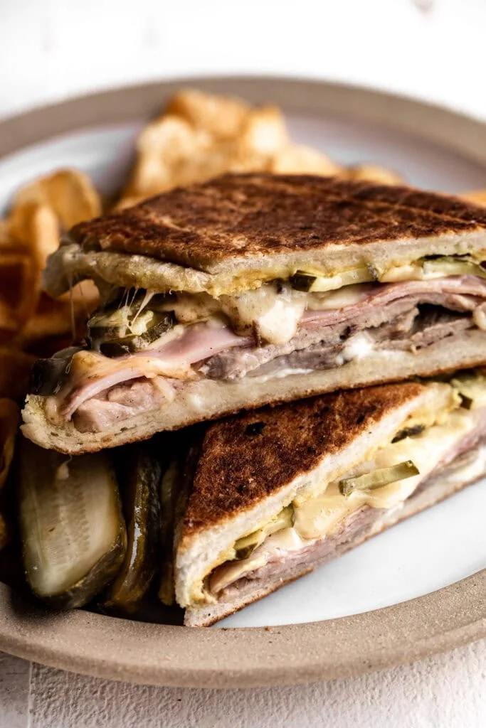 how to make Cuban Sandwich with Mojo Marinated Roast Pork