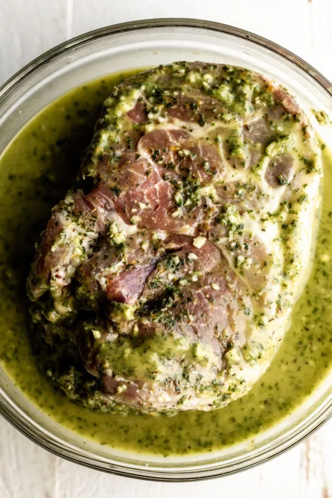 pork shoulder in mojo citrus marinade