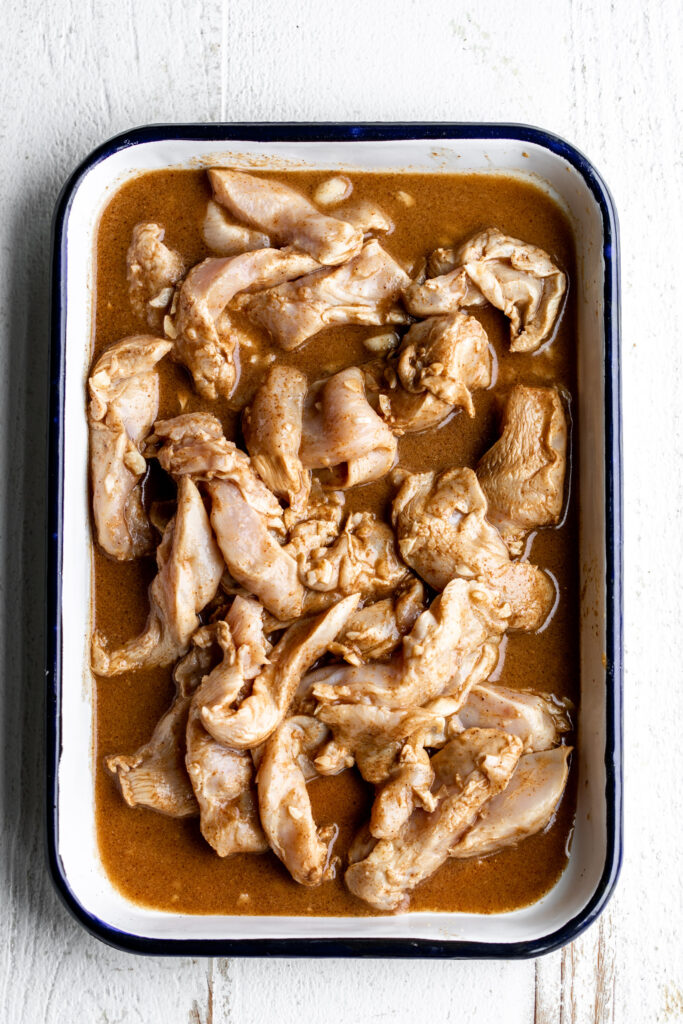 tequila and spices marinated chicken