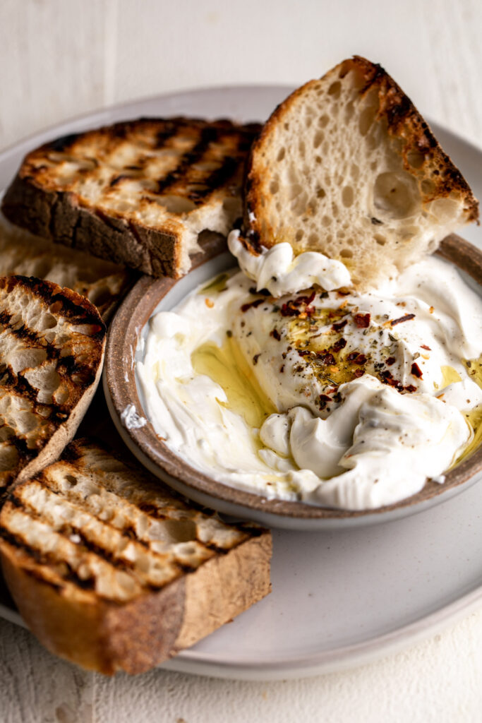 Spiced Whipped Ricotta Toast