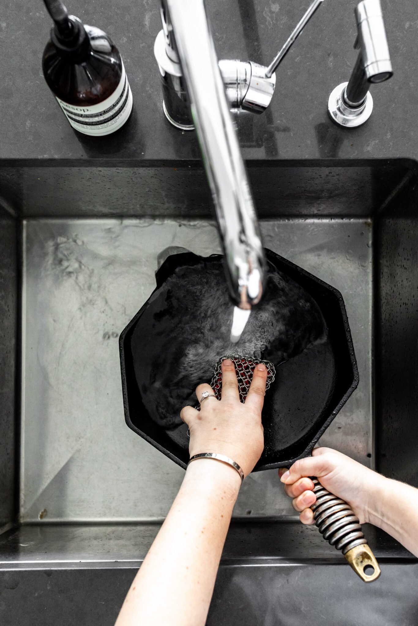 How to Use a New Cast Iron Skillet Cooking with Cocktail Rings