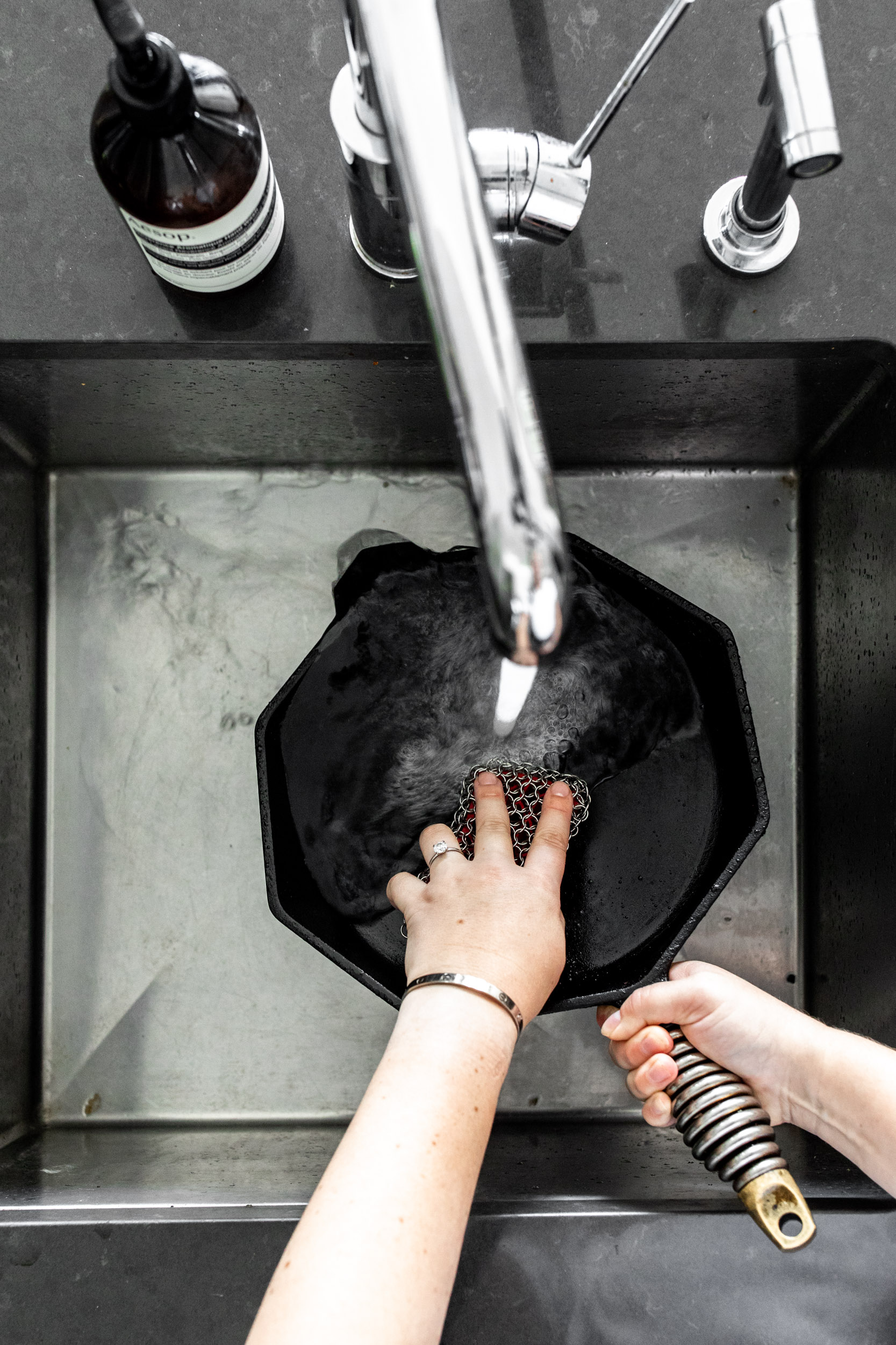 How to Use a New Cast Iron Skillet Cooking with Cocktail Rings