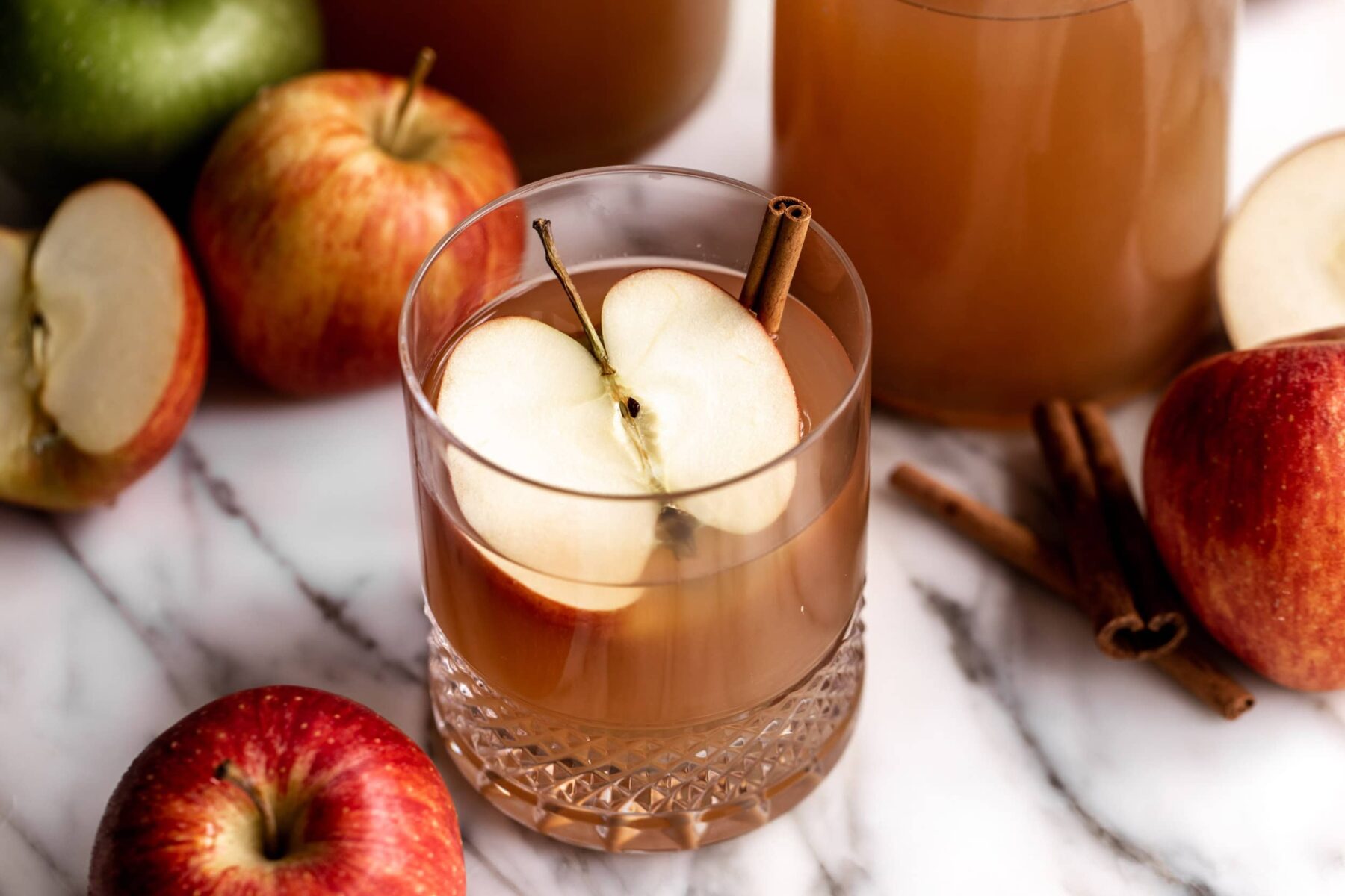 Homemade Spiced Apple Cider.